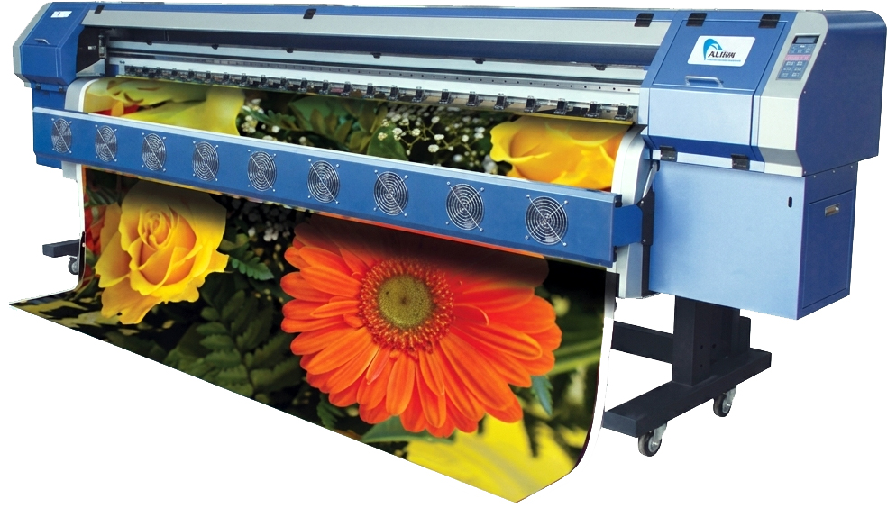 Flex printing machine feeding a GST invoice
